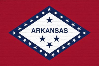 Arkansas duvar bayrağı
