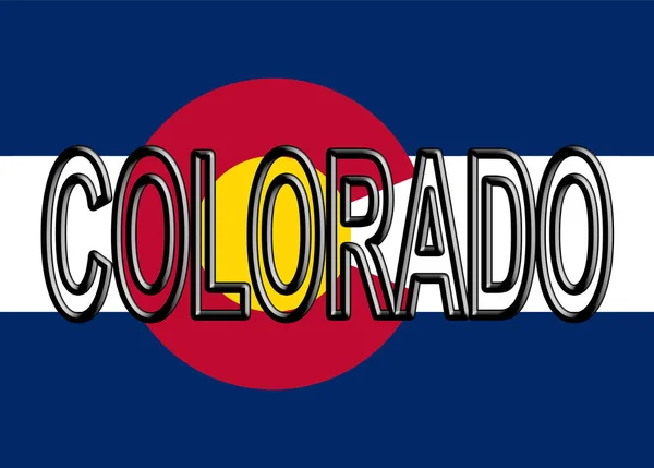 Flag of Colorado Word