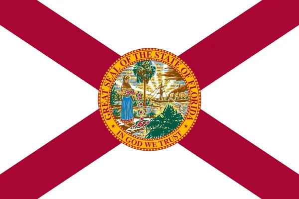 Flagge von Florida Stockbild