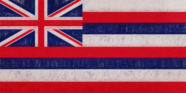 Drapeau de Hawaï Grunge — Photo