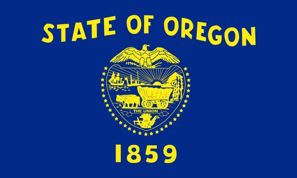 Прапор Орегону — стокове фото