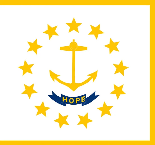 Прапор Род-Айленду — стокове фото