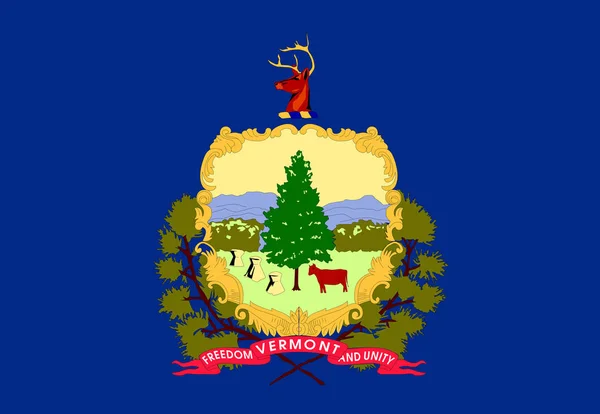 Flagge von Vermont — Stockfoto