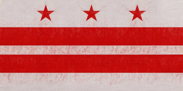 Bandera de Washington DC Grunge — Foto de Stock