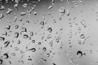 büyük ve küçük su damlalarının dokusu