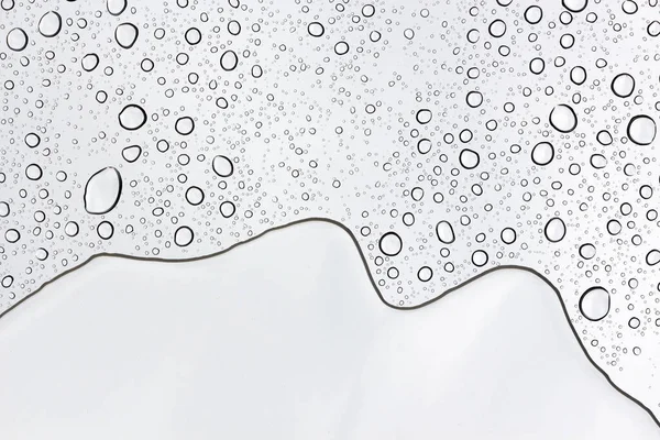 Textur Großer Und Kleiner Wassertropfen — Stockfoto