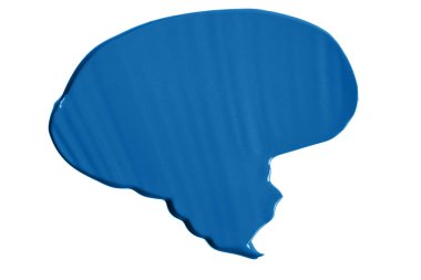 Kozmetik ürünlerin sıvı kremsi dokusu veya 2020 yılının klasik mavi renginin akrilik boya lekesi. Kozmetik modayı arka planı. 