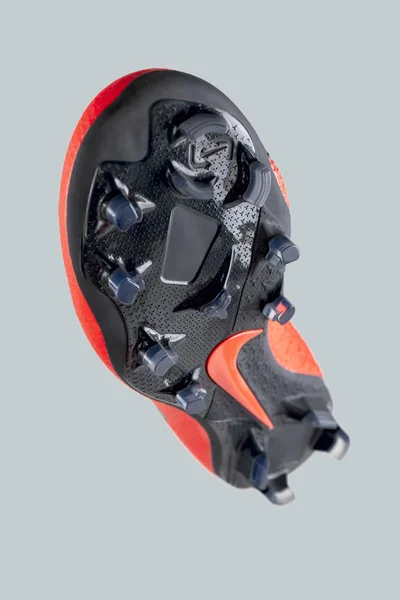 Moscow Russia January 2019 Pair Nike Phantoms Football Boots Shoes — 스톡 사진