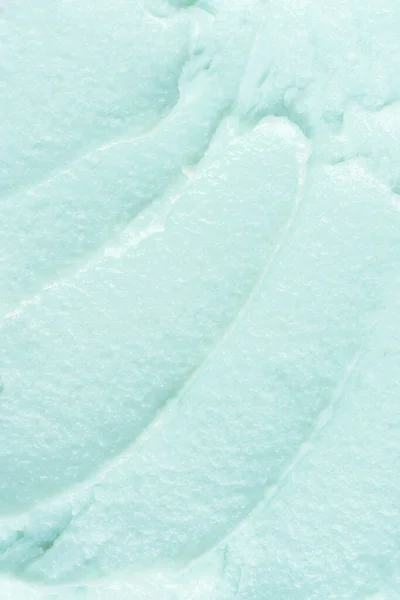 Cosmetisch Product Voor Gezichtscrème Textuur Van Blauwe Kleur Lichaamsscrub Schoonheid — Stockfoto