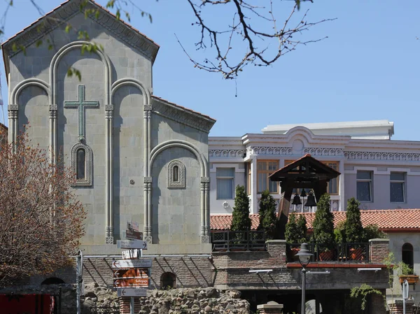 Αρχιτεκτονική Της Αρχαίας Και Σύγχρονης Γεωργίας — Φωτογραφία Αρχείου