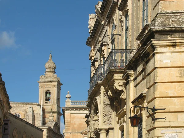 Eeuwenoude Architectuur Bewaard Gebleven Malta — Stockfoto