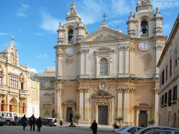 Middeleeuwse Cultuur Een Moderne Stad Mdina Malta — Stockfoto
