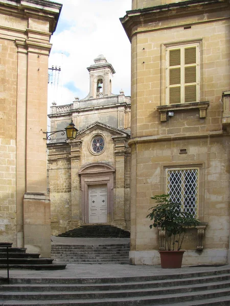 Kerk Van Lawrence Malta — Stockfoto