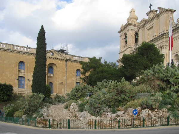 Kerk Van Lawrence Malta — Stockfoto