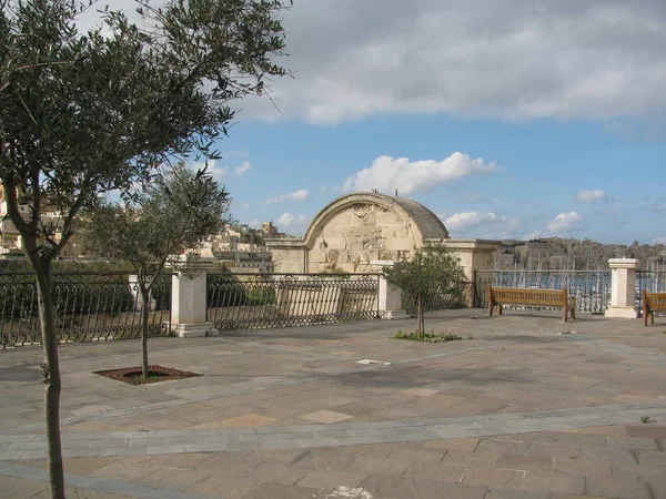 Oude Moderne Gebouwen Malta Drie Steden — Stockfoto
