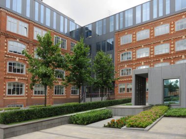   Moskova'daki eski binaların yeni görünüm.