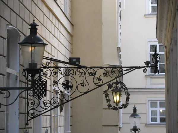 Maravilhosas Decorações Nas Ruas Viena — Fotografia de Stock