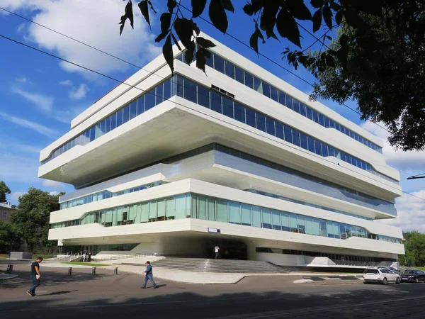 Бизнес Центр Dominion Построен Москве Проекту Архитектора Заха Хадида — стоковое фото