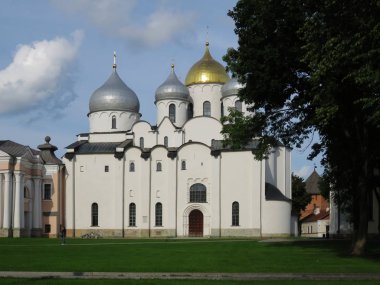          Eski Trinity Katedrali. Rusya, Pskov.                      