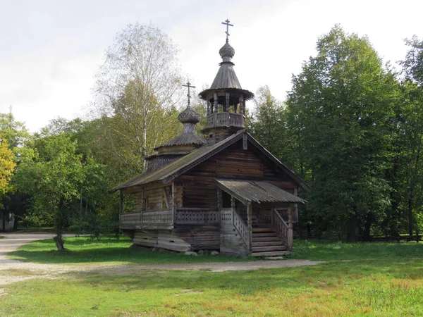 Waren Die Dorfhäuser Russland — Stockfoto