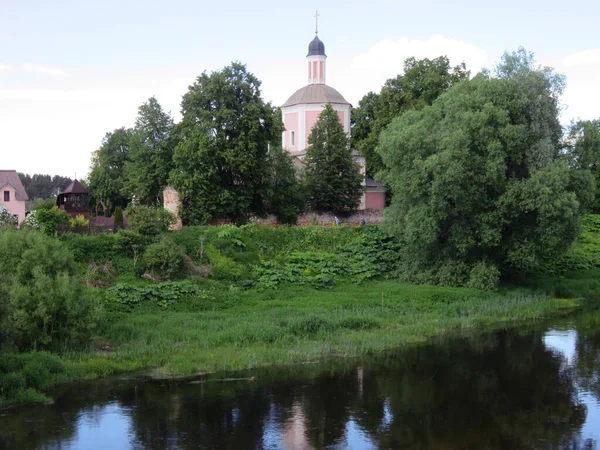 Rússia Sherbatov Estate Propriedade Está Localizada Margem Rio Moskva Templo — Fotografia de Stock