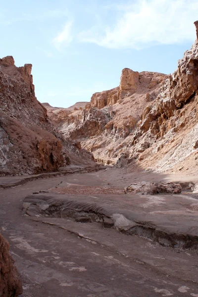 Moon Valley Valle Luna Deserto Atacama Cile — Foto Stock