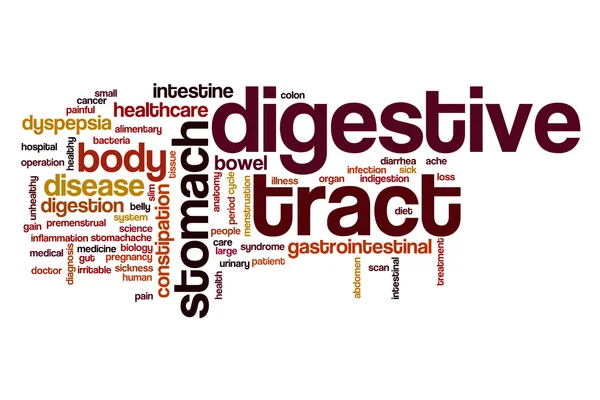 Digestive tract word cloud