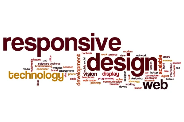 Responsive design word cloud