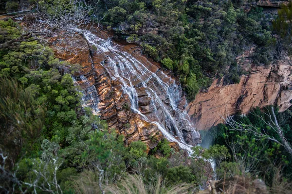 Katoomba Falls, mavi dağlar turizm Park, Nsw, Avustralya
