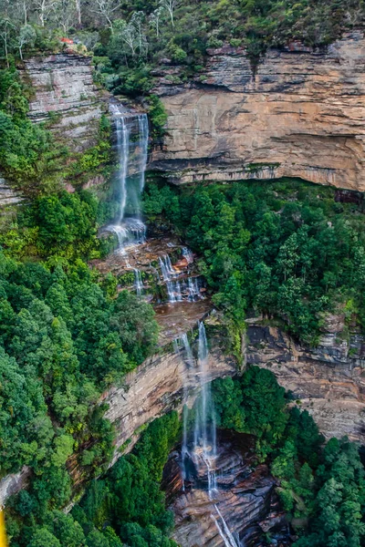 Katoomba Falls, mavi dağlar turizm Park, Nsw, Avustralya
