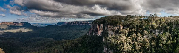 Πανοραμική Θέα Του Μπλε Βουνά Του Εθνικού Πάρκου Nsw Αυστραλία — Φωτογραφία Αρχείου