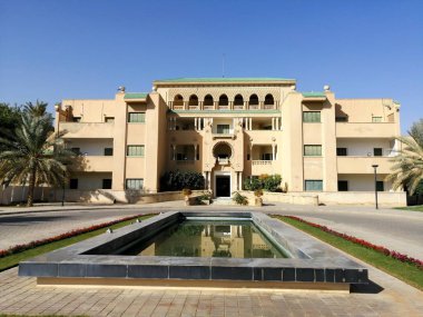 Alfaisal Üniversitesi kampüsünde Kral Faisal 'ın bir sarayı, Riyad, Suudi Arabistan