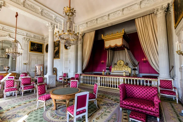 Κρεβατοκάμαρα Της Αυτοκράτειρας Grand Trianon Palace Domain Versailles Γαλλία — Φωτογραφία Αρχείου
