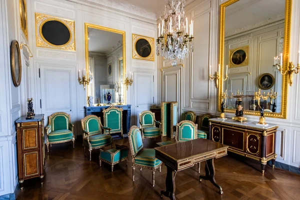 Interno Una Stanza Nel Palazzo Del Grand Trianon Versailles Francia — Foto Stock