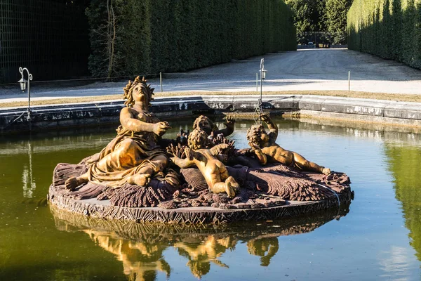 Bassin Ceres Fontana Cerere Palazzo Dei Giardini Versailles Francia — Foto Stock