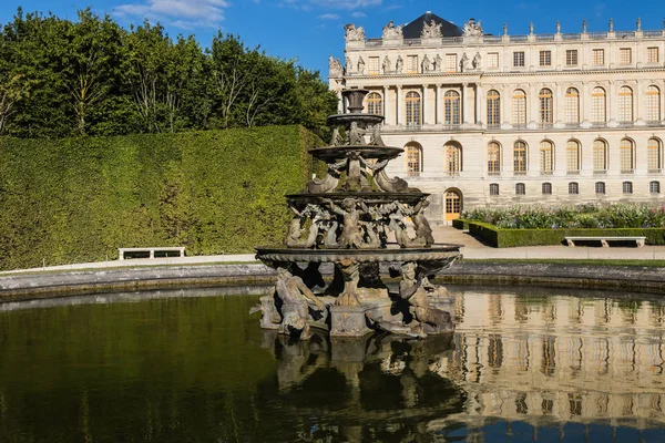 Bassin Pyramide Fontana Della Piramide Palazzo Versailles Francia — Foto Stock