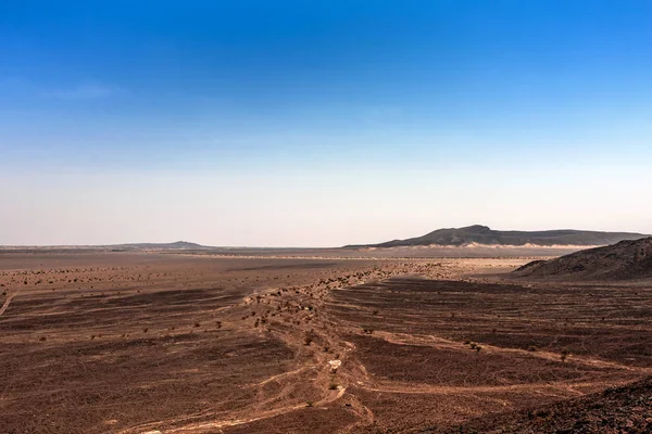 サウジアラビアのMakka州Harat Kishb火山フィールドの航空写真 — ストック写真