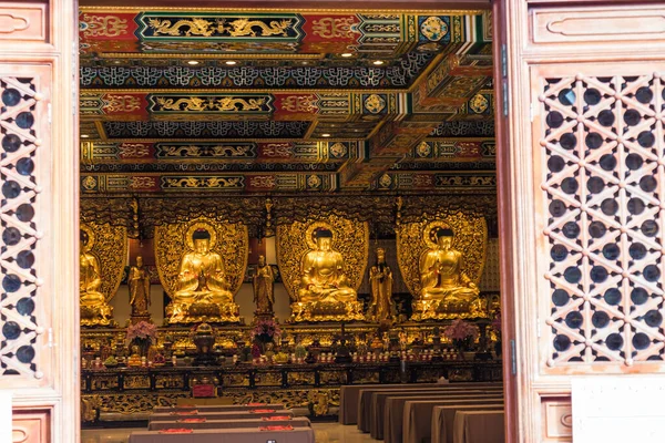 Grande Salão Dez Mil Budas Mosteiro Lin Hong Kong — Fotografia de Stock