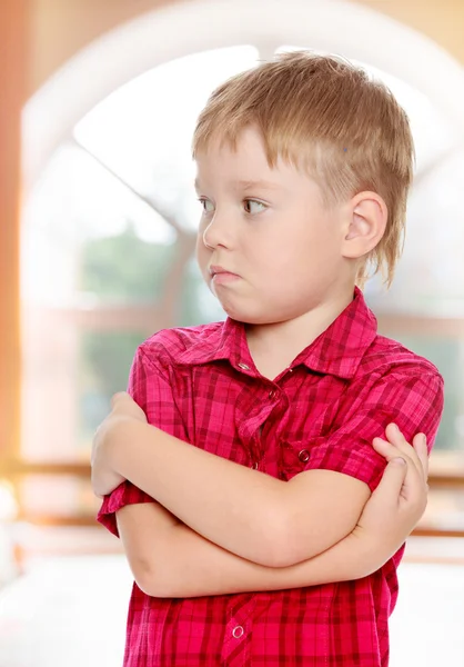 Pensive little boy — Stock Photo, Image