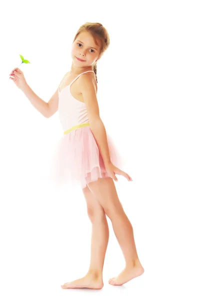 Bedårande liten ballerina — Stockfoto