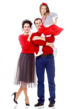 Mutlu anne ve genç kızı.