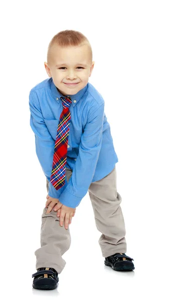 Chico guapo en camisa y corbata . — Foto de Stock