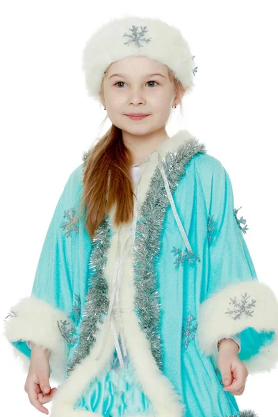 Malá holčička v kostýmu Sněhurky — Stock fotografie