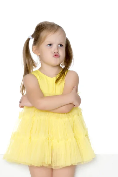 Sad little girl — Stock Photo, Image