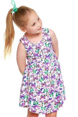 Küçük bir kızın portresi..