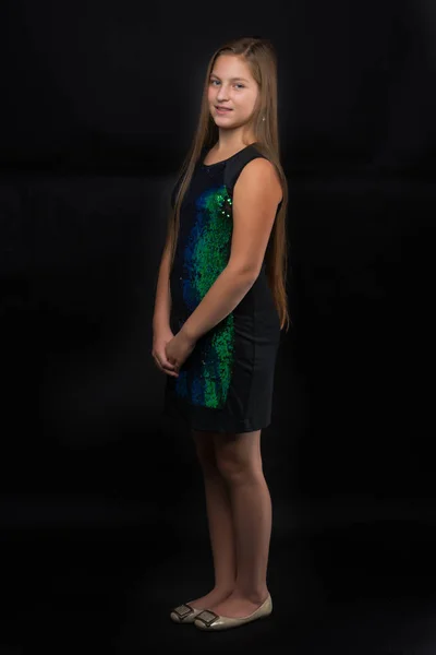 Teenage girl, studio photo — Stock Photo, Image