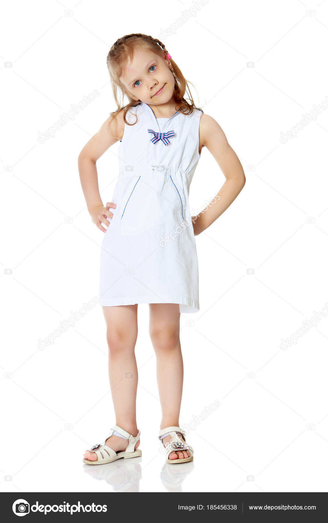 The little girl is full-length. Stock Photo by ©lotosfoto1 185456338