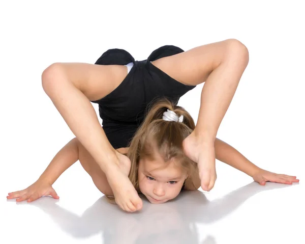 Niña haciendo cordel —  Fotos de Stock