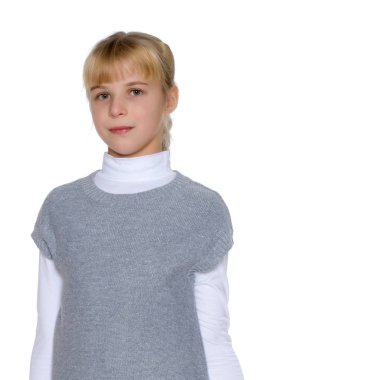 Küçük bir kızın portresi..