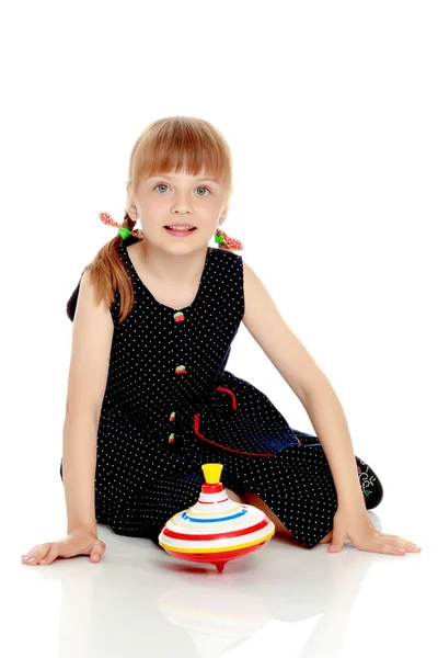 Niña jugando — Foto de Stock